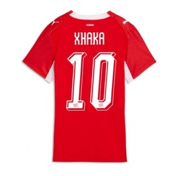 Billige Fotballdrakt Sveits Granit Xhaka #10 Replika Hjemmedrakt Dame VM 2026 Kortermet